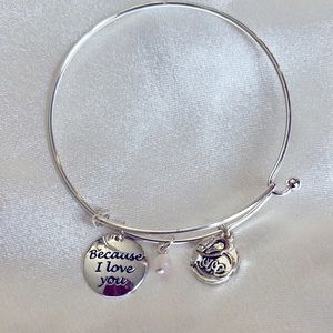 Bracelet, “Because I Love You”
